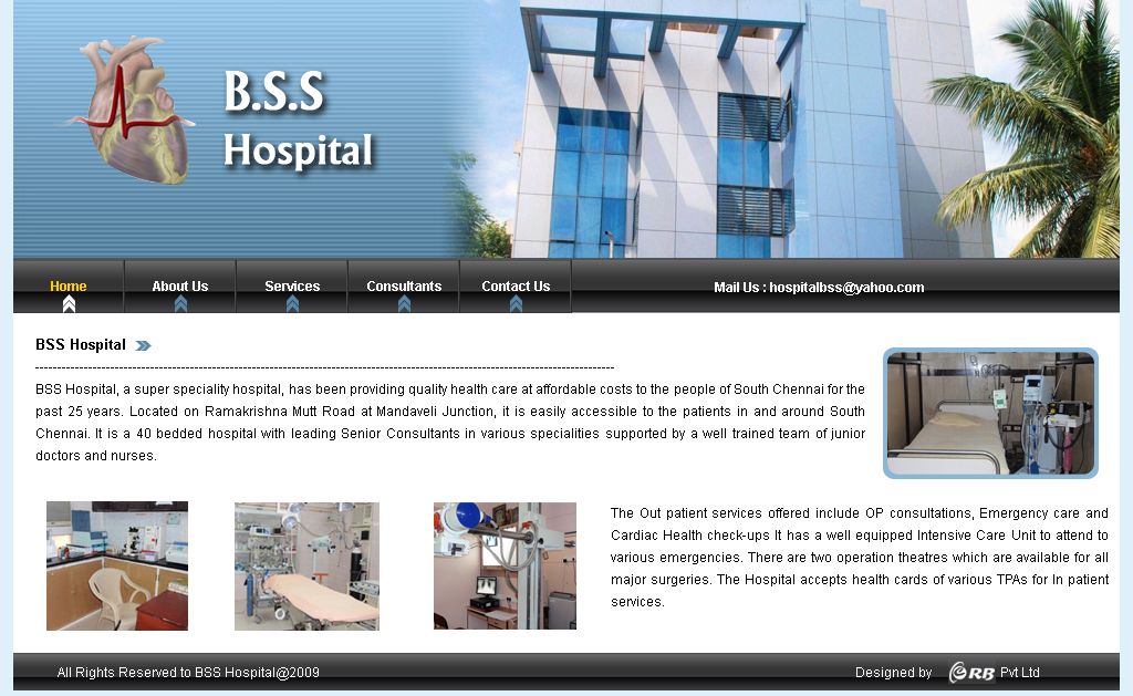  Hospital Website